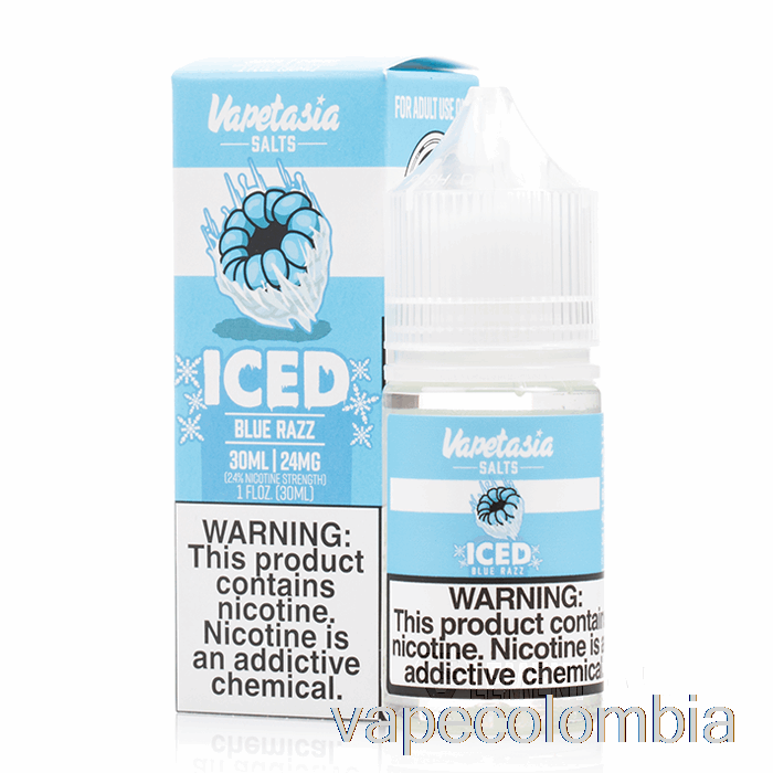 Vape Desechable Iced Blue Razz - Sales De Vapetasia - 30ml 48mg